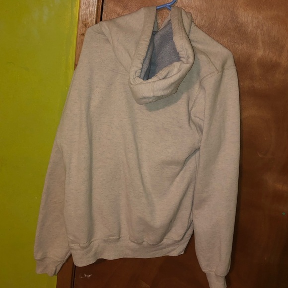 White/Beige Men’s Medium Champion hoodie - Picture 4 of 4